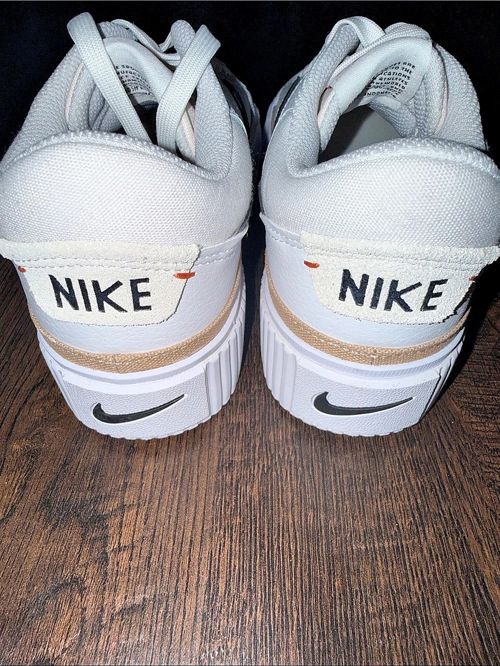 Nike Court Legacy Sneakers White & Black NEW - Picture 5 of 6